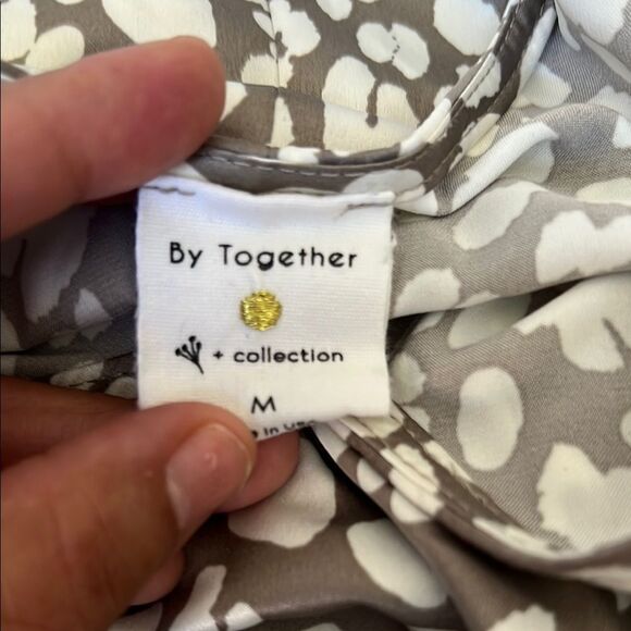 BUTTER SATIN FROCK, MOCHA SPOTS - Picture 11 of 11